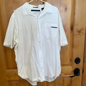 Sean John 3XL Mens Button White Down Shirt